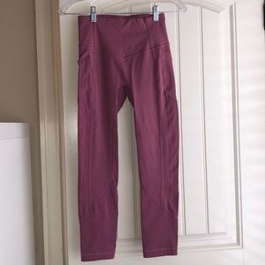 Lululemon leggings in a size 4.
